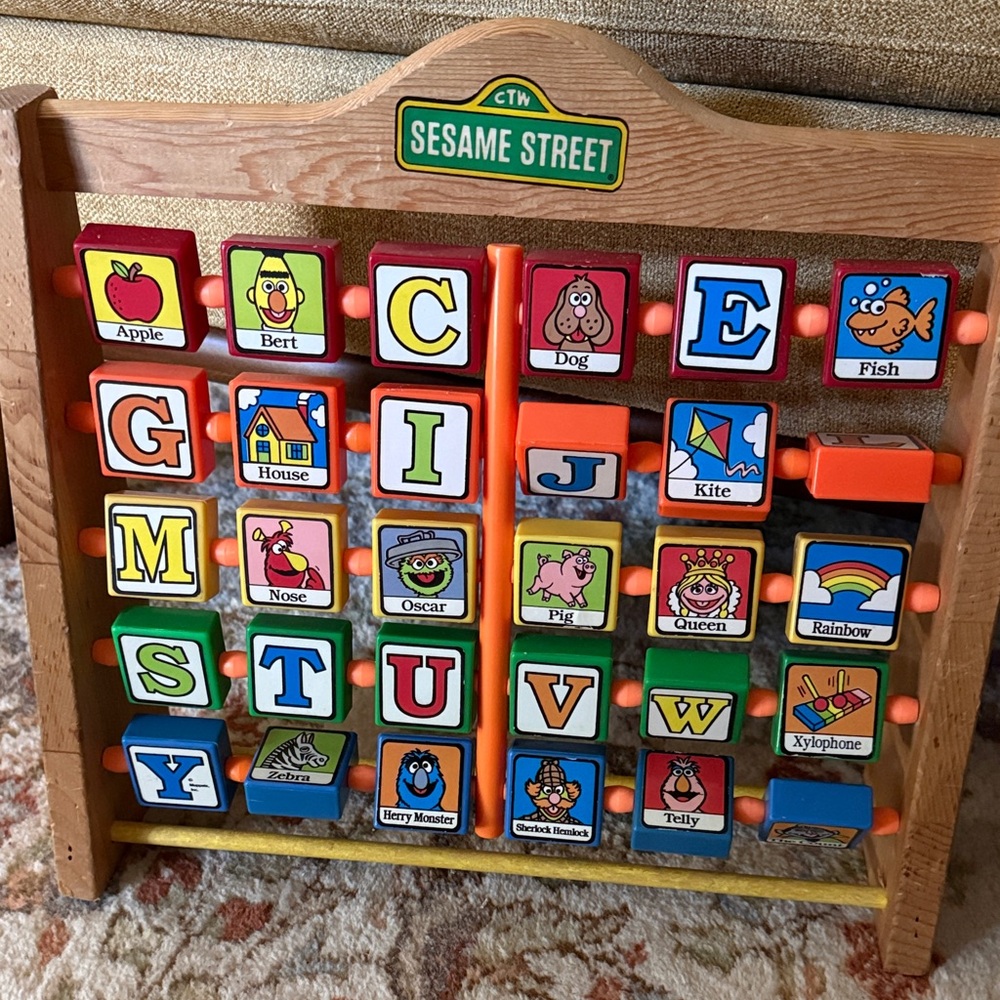 Sesame Street Colorful Alphabet Blocks